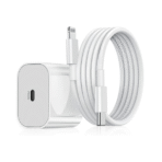 Ap.Logo Combo PD Charger SuperFast iPhone (type C to Lightening)