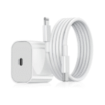 Ap.Logo Combo PD Charger SuperFast iPhone (type C to Lightening)