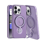 360.Rotating Magnetic Case for IPhone-12promax/13promax-Purple