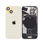 Back Glass with Wireless (NFC) MagSafe Magnet for iPhone 14 Plus-YELLOW - Image 2
