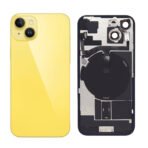 Back Glass with Wireless (NFC) MagSafe Magnet for iPhone 14 -YELLOW