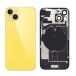 Back Glass with Wireless (NFC) MagSafe Magnet for iPhone 14 -YELLOW