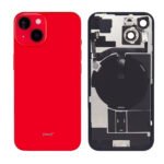 Back Glass with Wireless (NFC) MagSafe Magnet for iPhone 14 -RED