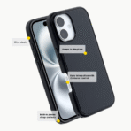 Uniformity Cases for Iphone 16 – Black - Image 2