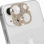 Camera Lens Protector For iPhone 12 Pro- Glitter Gold