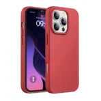 Silicon.Apple Logo Case For Iphone 16 Pro Max – Red - Image 4