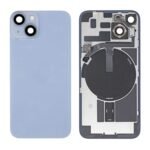 Back Glass with Wireless (NFC) MagSafe Magnet for iPhone 14 Plus-BLUE