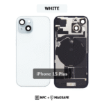 Back Glass with Wireless (NFC) and MagSafe Magnet for iPhone 15 Plus(BLUE)