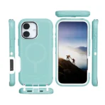 Defender Magnetic Magsafe for iPhone 16 - Teal - Image 2