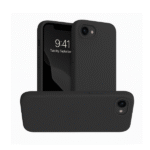 Silicon.Apple Logo Silicon Case For Iphone 7/8/SE - Black