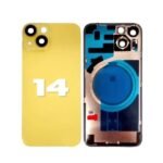 Back Glass with Wireless MagSafe Magnet for iPhone 14 Premium (Yellow)