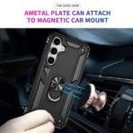 Elegant Hybrid Case for Samsung S25/S24 Black - Image 2