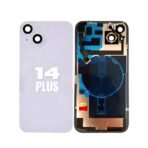 Back Glass with Wireless MagSafe Magnet for iPhone 14 Plus Premium (Purple)