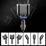 Car Charger 5in1 with cable Combo pack Super-Fast - Image 2