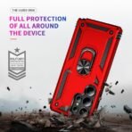 Elegant Hybrid Case for Samsung S25 Ultra Red - Image 8