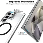 Leo Magsafe Camera kick Stand Case For Samsung-S25plus/S24plus-Black - Image 5