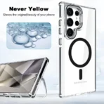 Leo Magsafe Camera kick Stand Case For Samsung-S25plus/S24plus-Black - Image 6