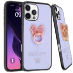Candy Butterfly Ring Case For iPhone 16 Pro Levender