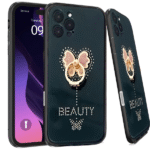 Candy Butterfly Ring Case For iPhone 12 Pro Max-Black