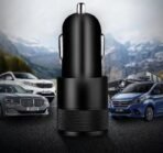 Car Charger USB C & USB A BLUE (38W) - Image 5