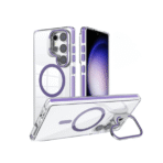 Leo Magsafe Camera kick Stand Case For Samsung-S25plus/S24plus-Purple