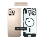Back Glass with Wireless MagSafe Magnet for iPhone 16pro(Desart titanium)premium