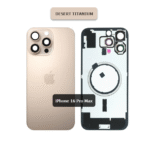 Back Glass with Wireless MagSafe Magnet for iPhone 16promax(Desart Titanium)premium - Image 2