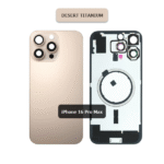 Back Glass with Wireless MagSafe Magnet for iPhone 16promax(Desart Titanium)premium
