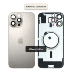 Back Glass with Wireless MagSafe Magnet for iPhone 16pro(Natural titanium)premium - Image 2
