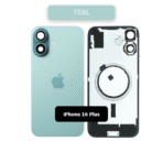 Back Glass with Wireless MagSafe Magnet for iPhone 16plus(Teal)premium - Image 2