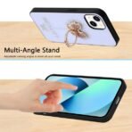 Candy Butterfly Ring Case For iPhone 16 Pro Levender - Image 3