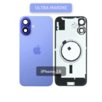 Back Glass with Wirless MagSafe Magnet for iPhone 16(Ultra marine)(premium) - Image 2