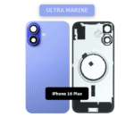 Back Glass with Wireless MagSafe Magnet for iPhone 16plus(Ultra marine)premium