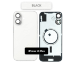 Back Glass with Wireless MagSafe Magnet for iPhone 16plus(White)premium