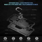 Elegant Hybrid Case for Samsung S25/S24 Black - Image 8