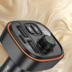 Borophone Car FM Transmitter, Combo Charger, Bluetooth MP3 music player - Image 6