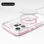 Leo Magsafe case For camera kick stand iPhone=17 Pro(Pink) - Image 2