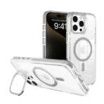 Leo Magsafe Case Camra Stand For iPhone 16 Pro Silver