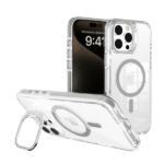 Leo Magsafe case camera stand For iPhone 15Pro Max (Silver)