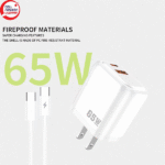 Turbo Combo charger 65w dual port with cable Type C to C