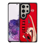 3D Air JD Shoe Case for Samsung S24 Ultra - Red - Image 2
