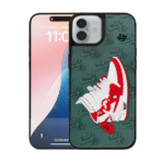 3D Air JD Shoe Case for iPhone-11- Green - Image 2