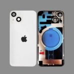 Back Glass with Wireless MagSafe Magnet for iPhone 14 Premium (Starlight) - Image 2