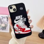3D Air JD Shoe Case for iPhone 16 Plus - Black - Image 3