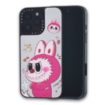 3D. Labubo  with Magsafe For iPhone 13 Pro Max -Mirror/RedPink - Image 2
