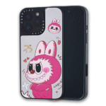 3D. Labubo with Magsafe For iPhone 11–Red/PINK