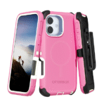 Defender Magnetic Megsafe With Belt Clip for iPhone 15Pro Max –pink - Image 2