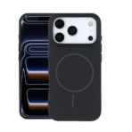 Silicon.Appale Logo Case with Magsafe For iPhone 17 - Black
