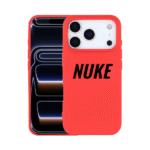 Silicon.Neck Series with Magsafe microfiber For iPhone 17 - Red