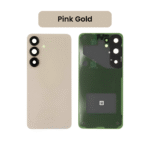 Back Glass with Camera Lens and Adhesive for Samsung Galaxy S25 Plus (Pink Gold)